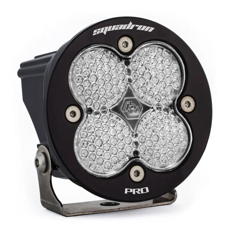 Baja Designs Squadron-R Pro Black Clear Led Auxiliary Work/Scene Light Pod 1