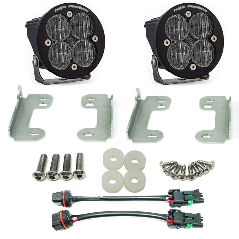 Baja Designs Squadron-R Pro Fog Light Kit For 2020-2025 Jeep Gladiator / 2018-2025 Wrangler 1