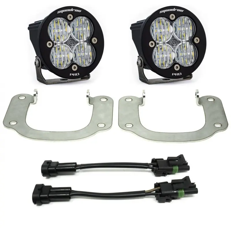 Baja Designs Squadron-R Pro Fog Pocket Led Light Kit For 16-19 Nissan Titan 1