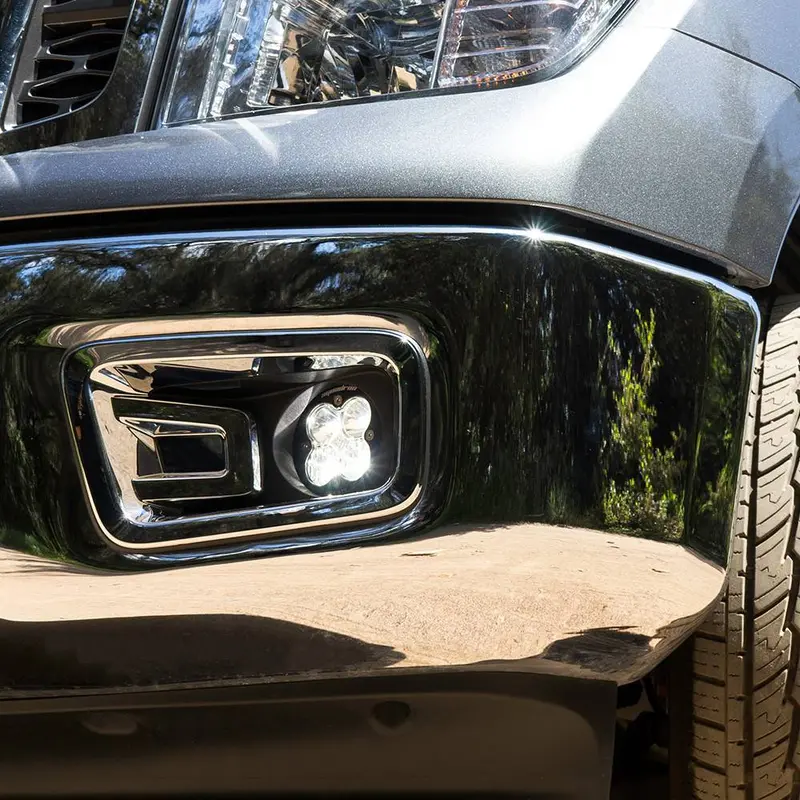 Baja Designs Squadron-R Pro Fog Pocket Led Light Kit For 16-19 Nissan Titan 2