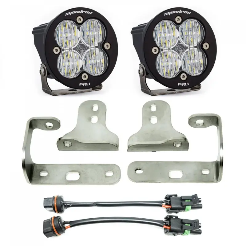 Baja Designs Squadron-R Pro Led Fog Light Kit For 2020-2025 Jeep Gladiator / 2018-2025 Wrangler 1