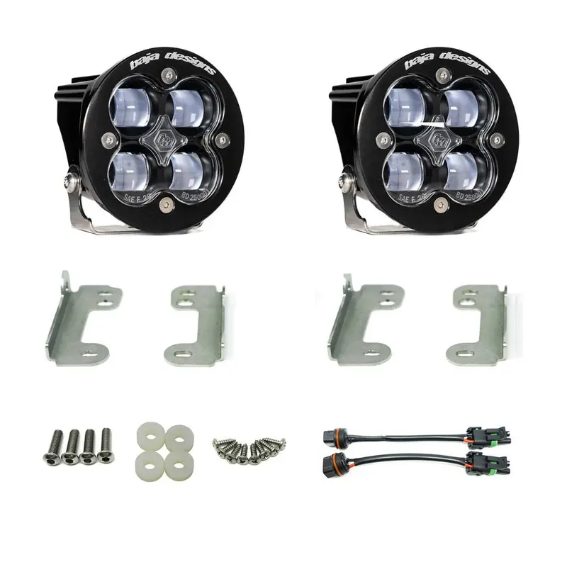 Baja Designs Squadron-R Sae Led Fog Light Kit For 2020-2025 Jeep Gladiator / 2018-2025 Wrangler 1