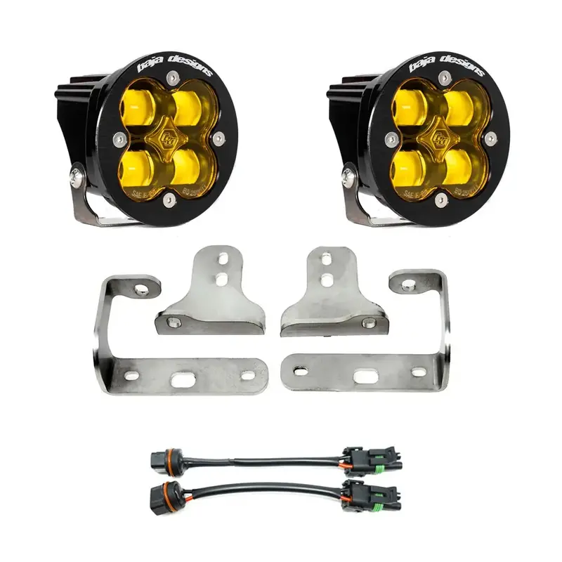 Baja Designs Squadron-R Sae Led Fog Lights For 2018-2025 Jeep Wrangler / 2020-2025 Jeep Gladiator 1