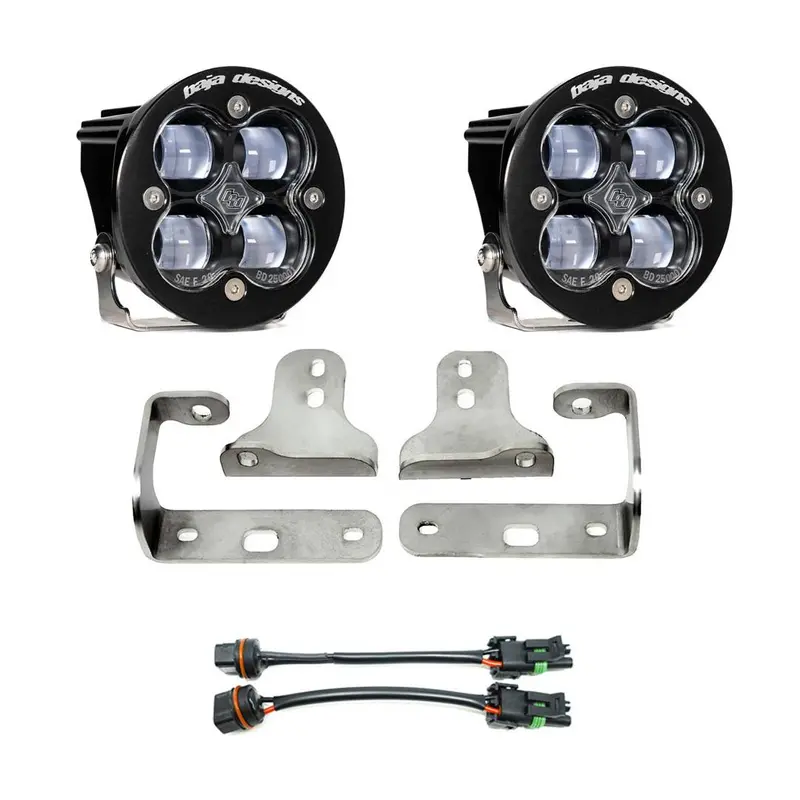 Baja Designs Squadron-R Sae Led Fog Lights For 2018-2025 Jeep Wrangler / 2020-2025 Jeep Gladiator 2