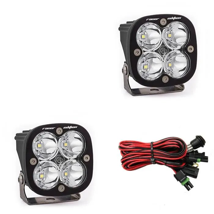 Baja Designs Squadron Racer Edition Clear 4300 Lumens Led Spot Light Pods - Pair 1