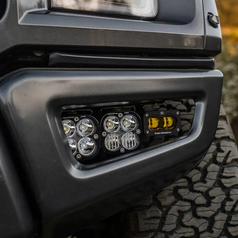 Baja Designs Squadron/S2 Sae Pro Amber/Clear Fog Lights For 17-20 Ford Raptor 2