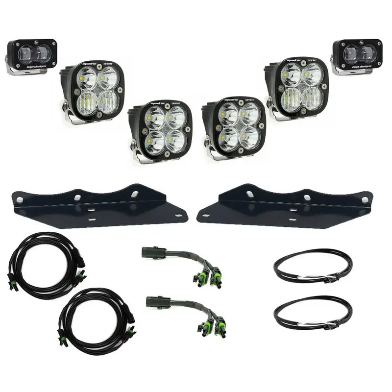 Baja Designs Squadron/S2 Sae “Sportsman” Led Fog Light Kit For 17-20 Ford Raptor 1