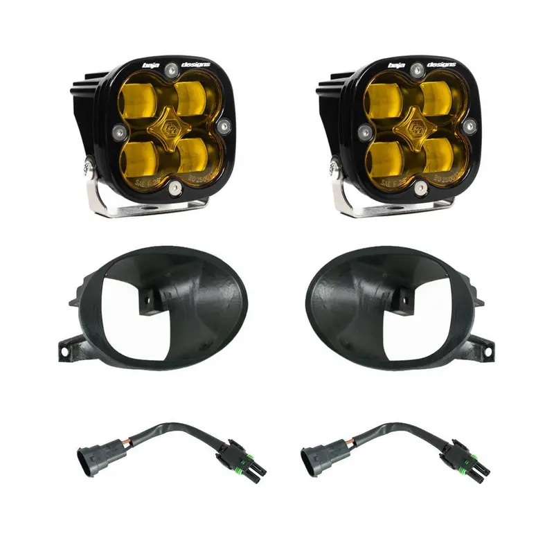 Baja Designs Squadron Sae Amber Fog Light Kit For 2019-2025 Mercedes-Benz Sprinter 1