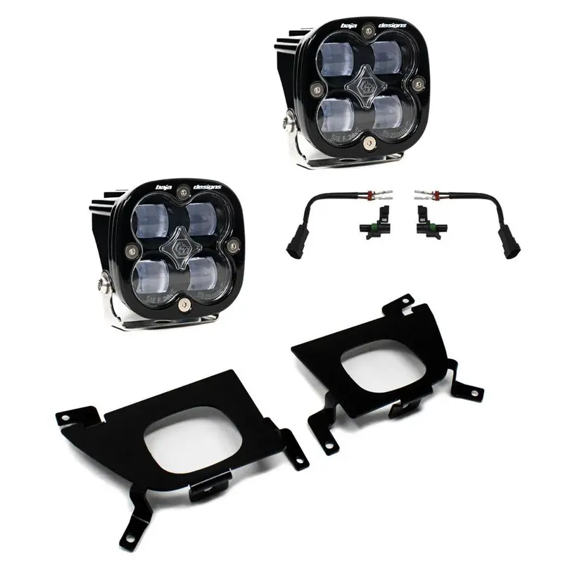 Baja Designs Squadron Sae Fog Pocket Light Kit For 19-22 Chevy 1500/2500/3500 1
