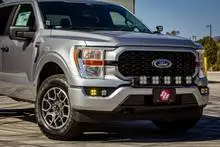 Baja Designs Squadron Sae/Pro Clear Fog Light Kit W/ Upfitter Harness For 2021-2023 F150 2
