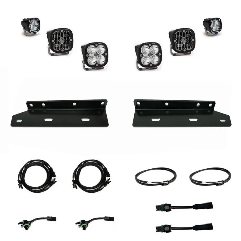 Baja Designs Squadron Sae/S1 Fog Light Pocket Kit For 2021-2025 Ford F-150 Raptor 1