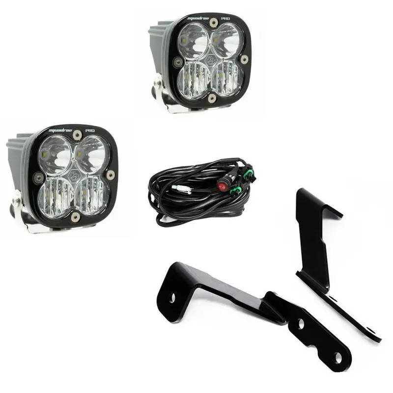Baja Designs Squadron Sport A-Pillar Light Kit For 07-13 Gm 1500/2500/3500 1