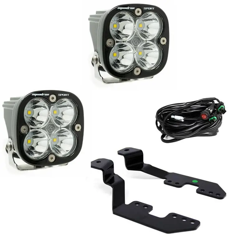 Baja Designs Squadron Sport A-Pillar Light Kit For 14-19 Gm 1500/Colorado/Canyon 1
