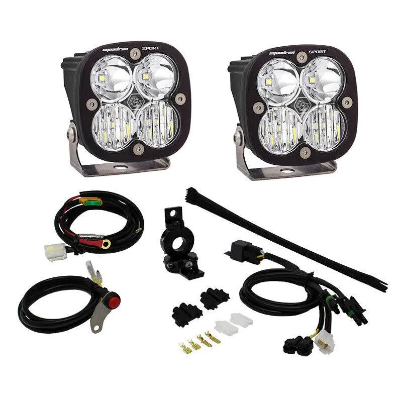 Baja Designs Squadron Sport Adventure Bike 7/8" Mount Auxiliary Light Kit 1