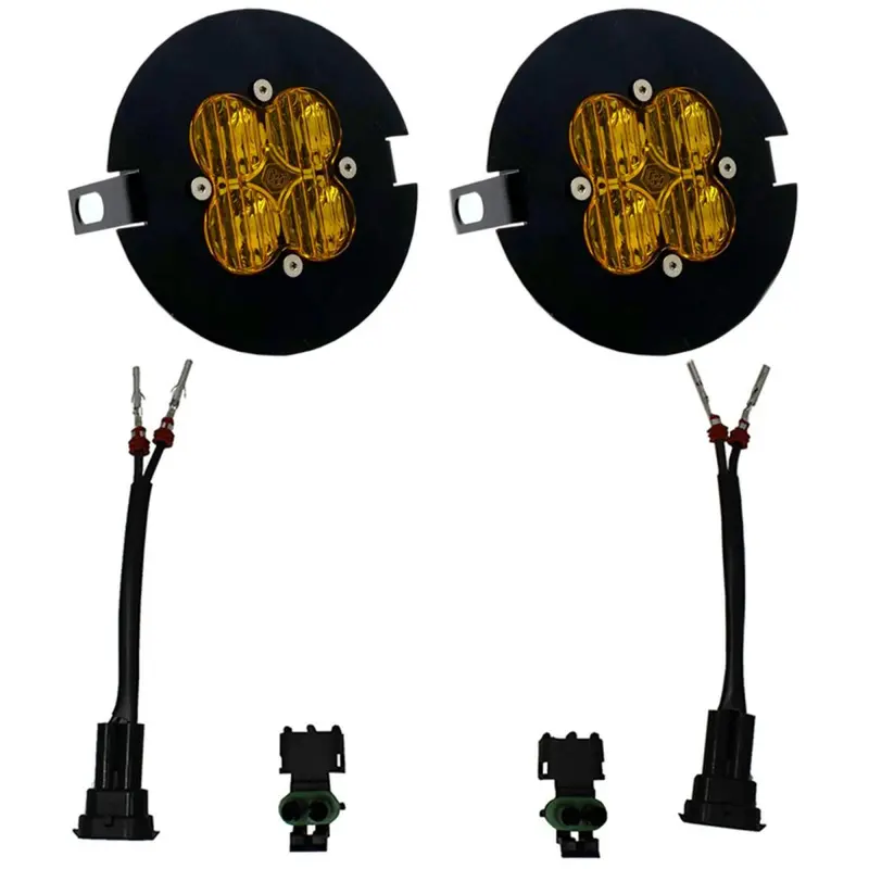 Baja Designs Squadron Sport Amber Fog Light Kit For 2005-2014 Ford/Toyota Trucks 1