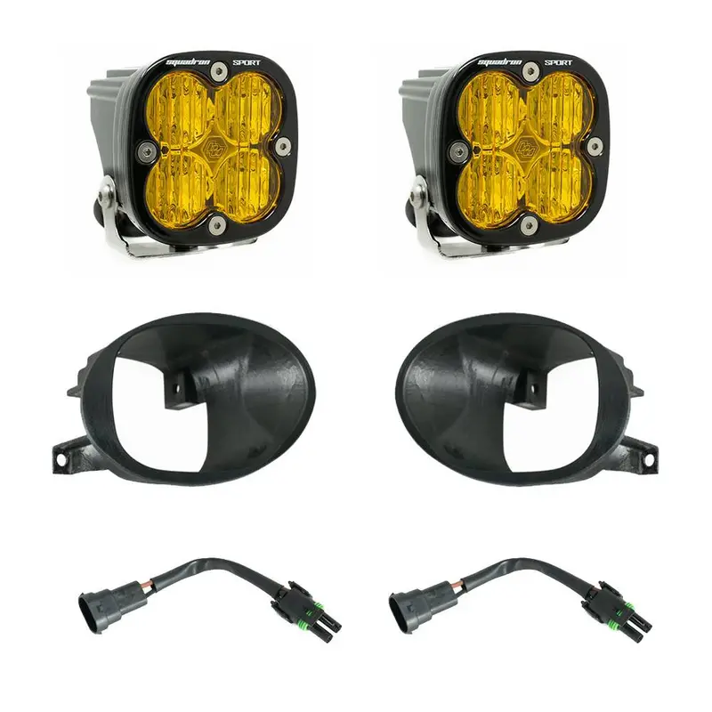 Baja Designs Squadron Sport Amber Fog Light Kit For 2019-2025 Mercedes-Benz Sprinter 1