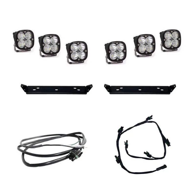 Baja Designs Squadron Sport Behind Grille Light Kit For 2021-2025 Ford F-150 Raptor 1