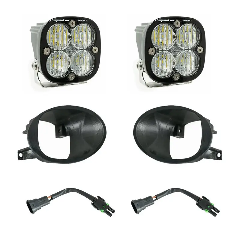 Baja Designs Squadron Sport Clear Fog Light Kit For 2019-2025 Mercedes-Benz Sprinter 1