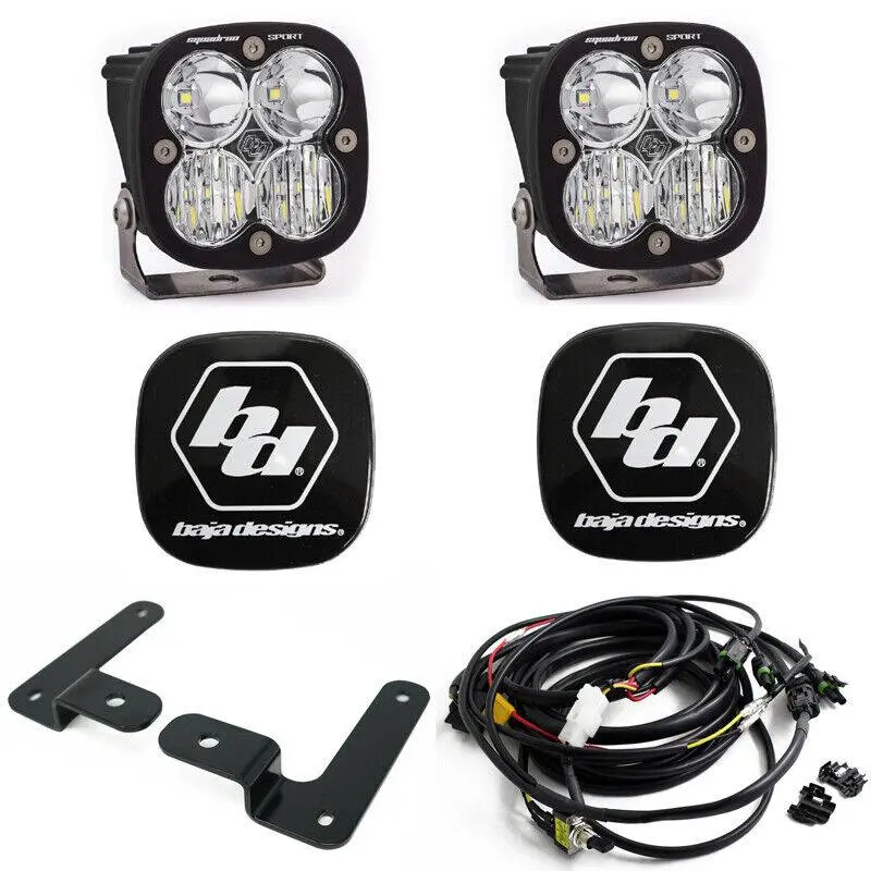 Baja Designs Squadron Sport Driving/Combo A-Pillar Kit Compatible With Jeep Jl 1