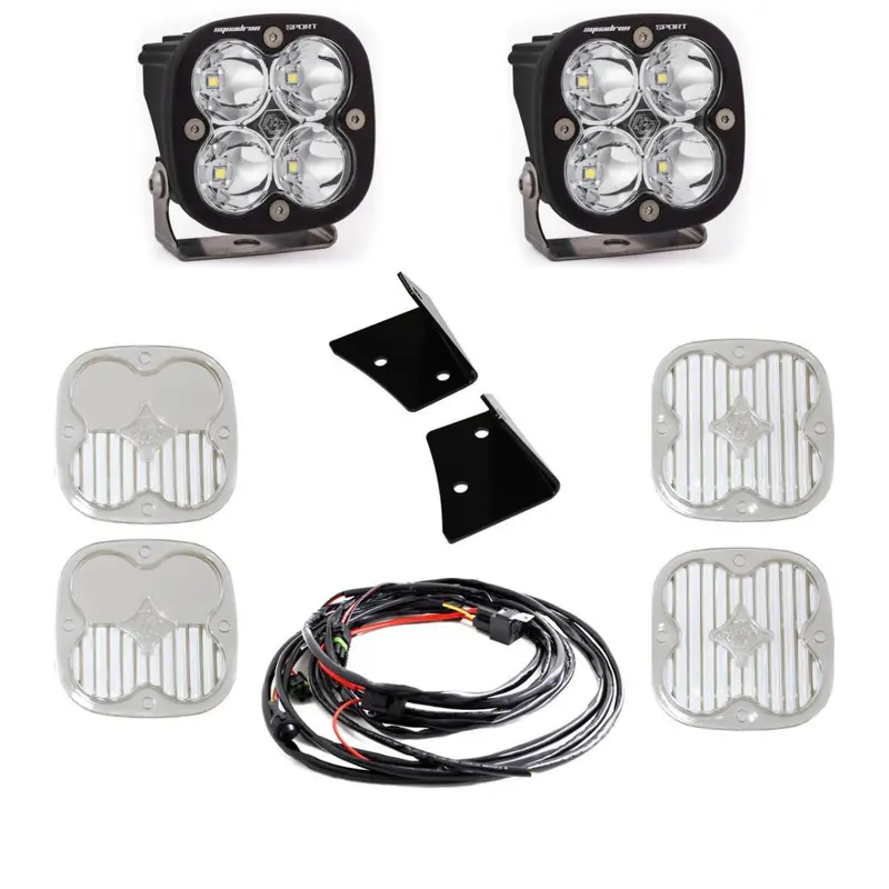 Baja Designs Squadron Sport Led A-Pillar Light Kit For 07-18 Jeep Wrangler Jk 1