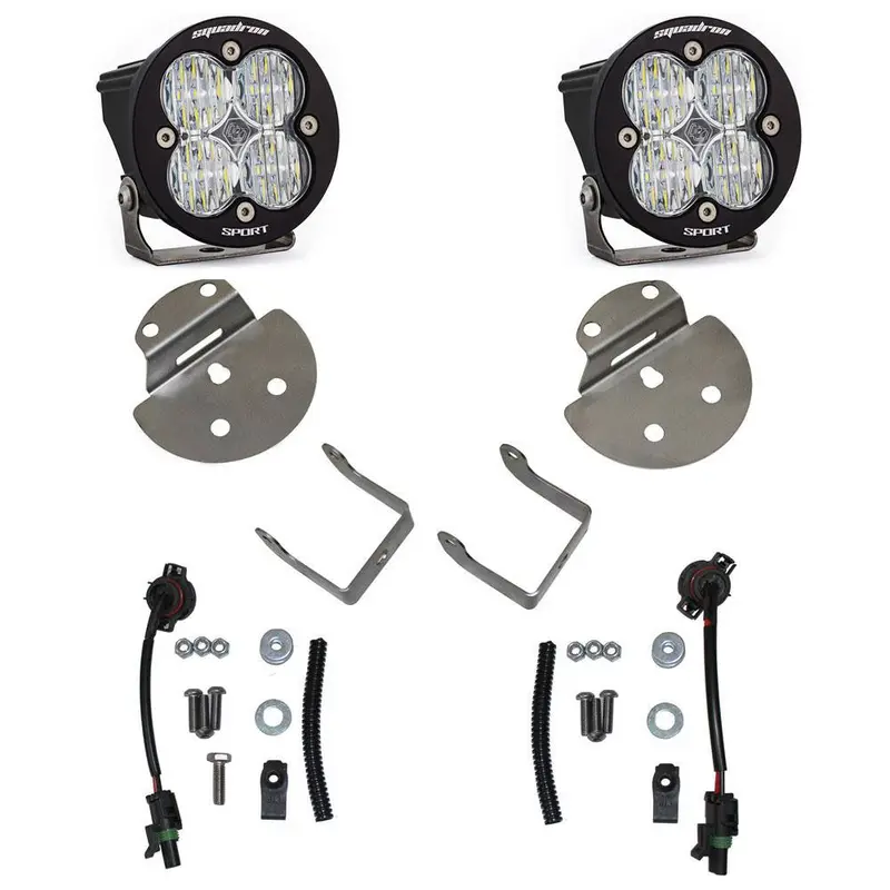 Baja Designs Squadron Sport Led Fog Light Kit For 2015-2019 Gmc/Chevrolet Trucks 1