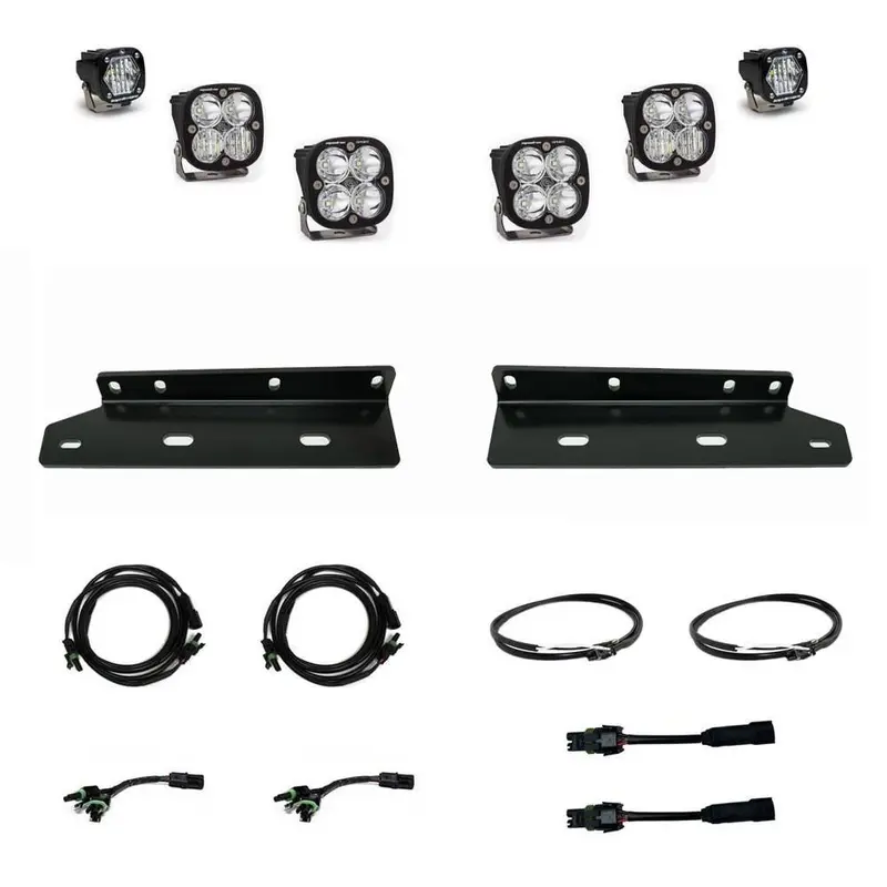 Baja Designs Squadron Sport/S1 Fog Light Pocket Kit For 2021-2025 Ford F-150 Raptor 1