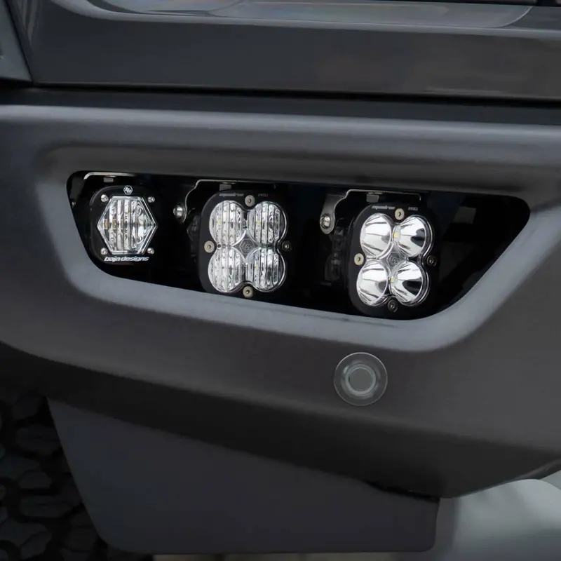 Baja Designs Squadron Sport/S1 Fog Light Pocket Kit For 2021-2025 Ford F-150 Raptor 2