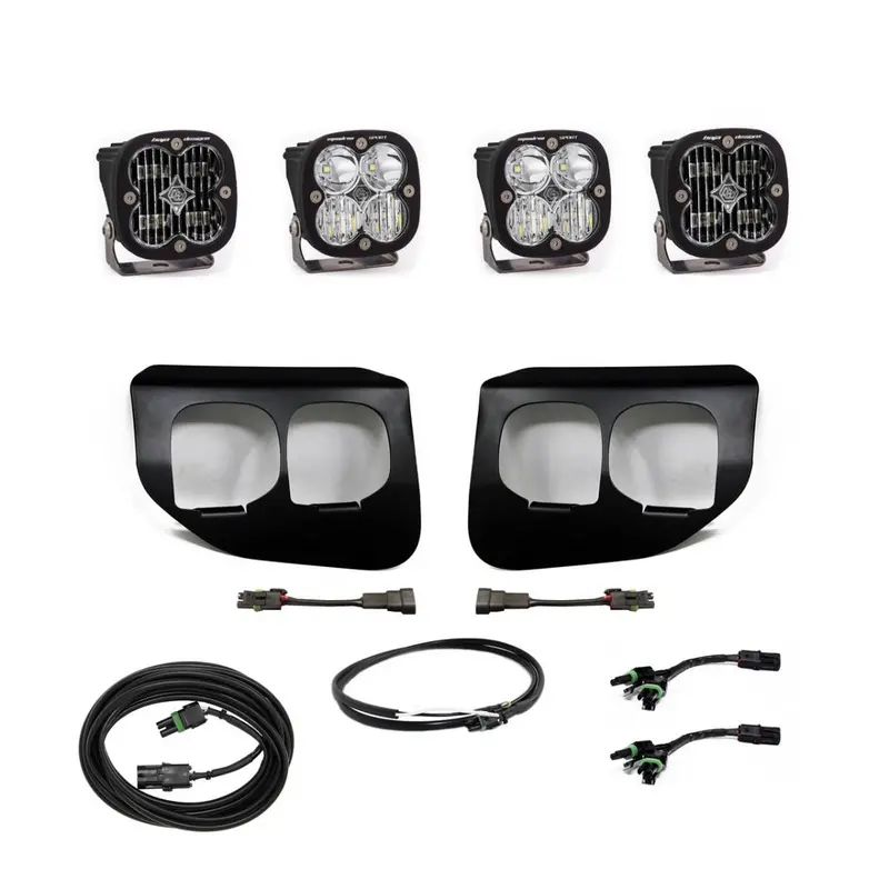 Baja Designs Squadron Sport Sae Fog Lights W/ Upfitter For 2020-2022 Ford Super Duty 1
