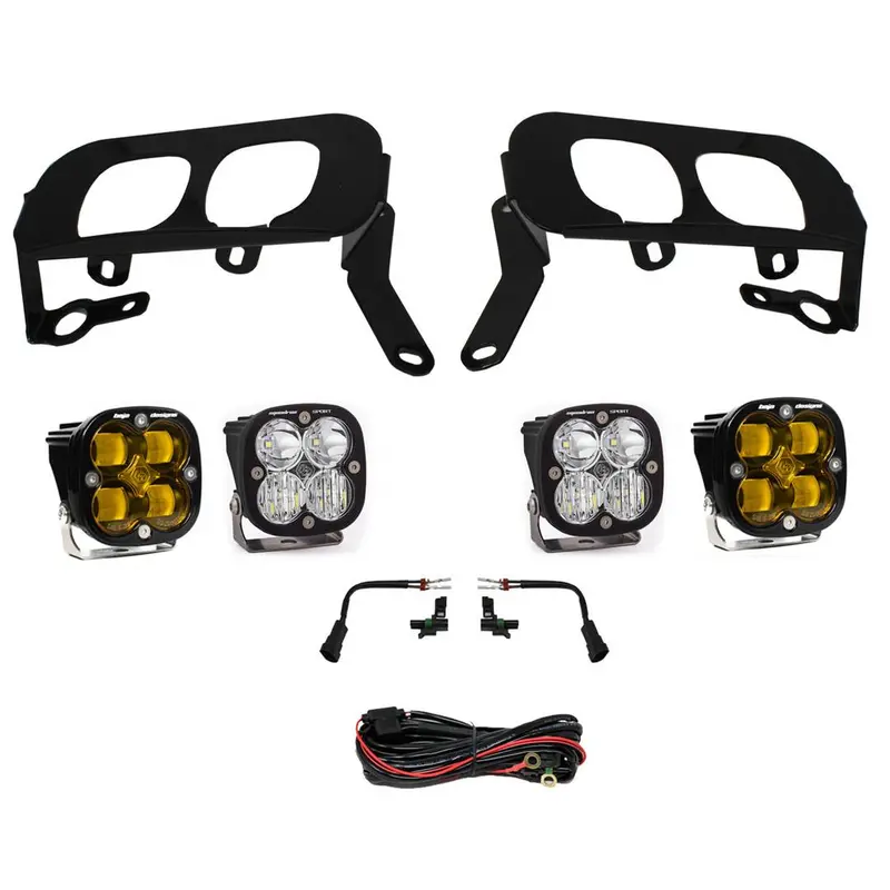 Baja Designs Squadron Sport/Sae Fog Pocket Light Kit For 14-15 Gmc/Chevy 1500 1