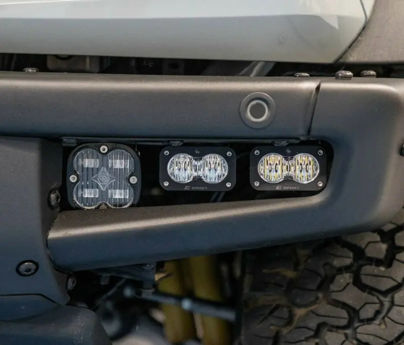 Baja Designs Squadron Spot/S2 Driving Fogs/Upfitter/Brackets For 21+ Ford Bronco 2