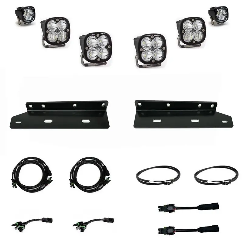 Baja Designs Squadron Unlimited/S1 Fog Pocket Kit For 2021-2025 Ford F-150 Raptor 1