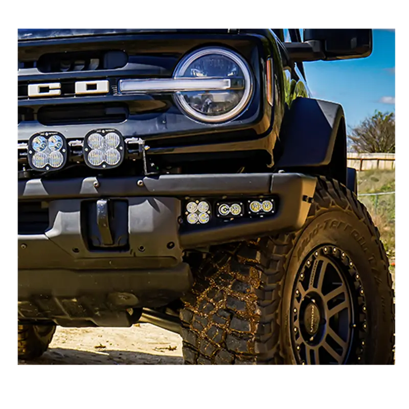 Baja Designs Toggle Squadron Fog Light Kit For 2021-2025 Ford Bronco W/ Steel Bumper 2