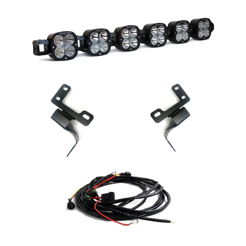 Baja Designs Toggle Switch Light Bar Kit For 2021-2026 Ford Bronco W/ Plastic Bumper 1