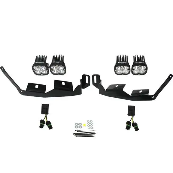 Baja Designs Ultimate Squadron Led Headlight & Wiring Kit For 2014-2022 Polaris Rzr 1