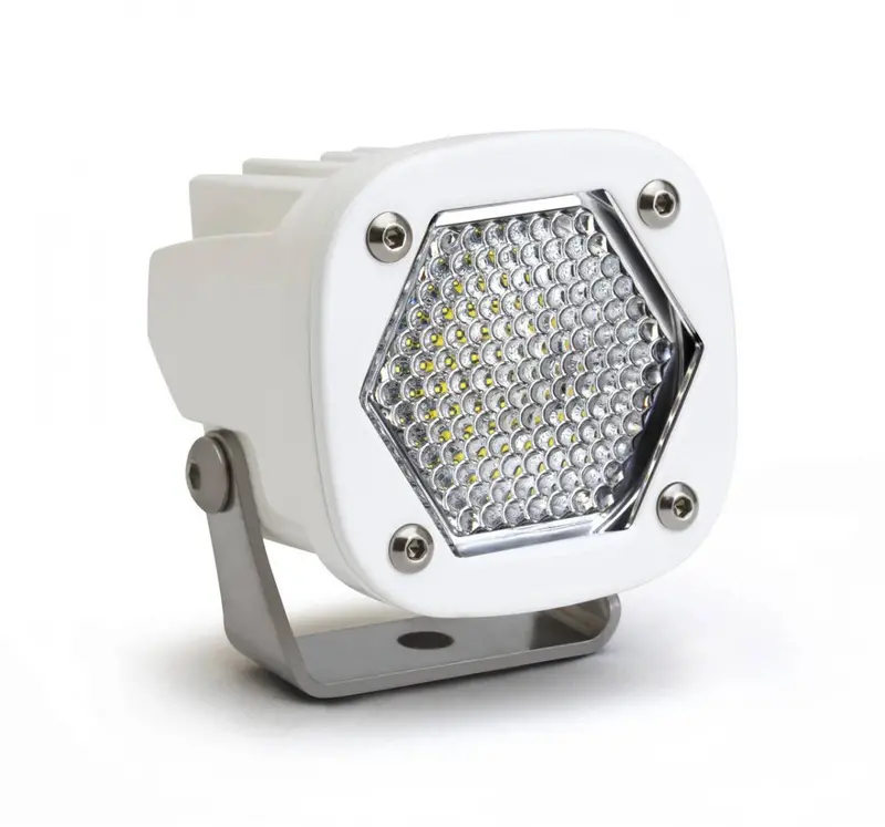 Baja Designs White S1 Work/Scene Clear Lens Led Light W/ Mounting Bracket 1