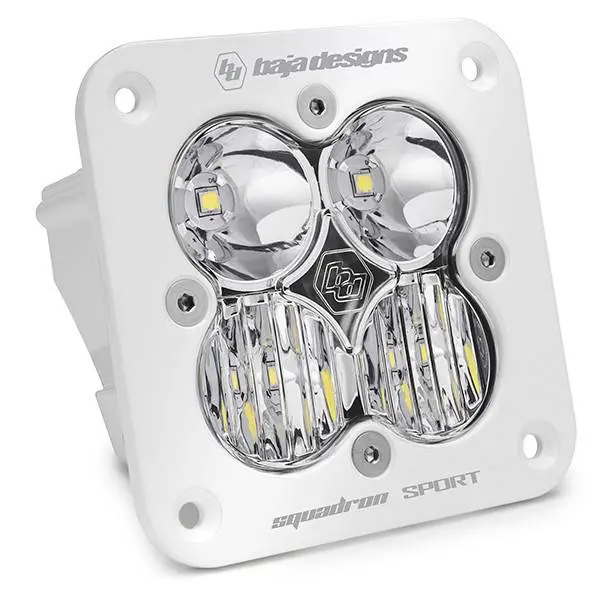 Baja Designs White Squadron Sport Flush Mount Driving/Combo Beam Led Light Pod 1