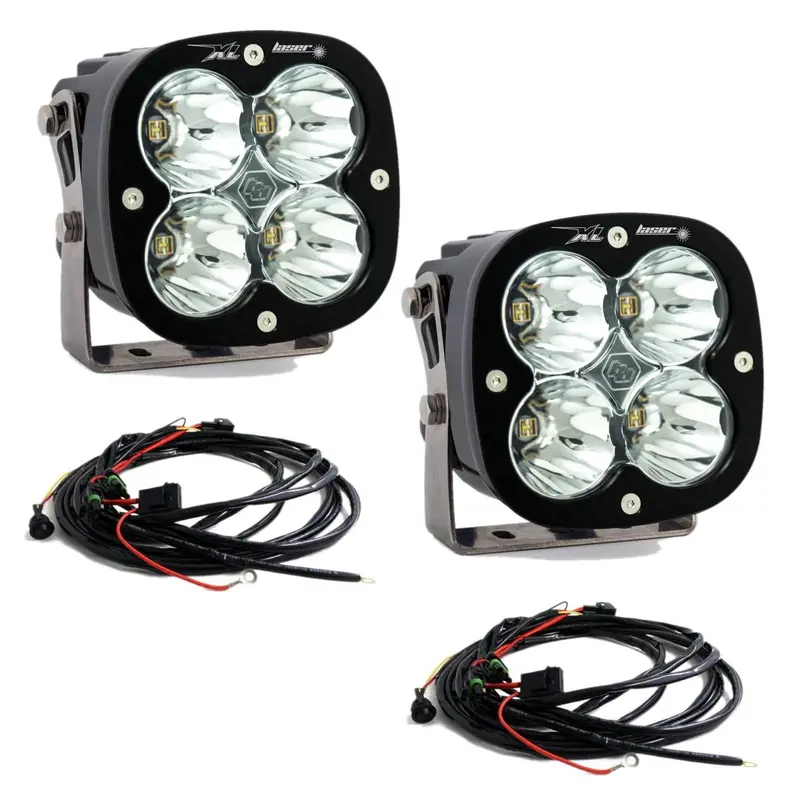 Baja Designs Xl Laser High Speed Spot Light Pods W/ Wiring Harnesses 4000 Lumens 1