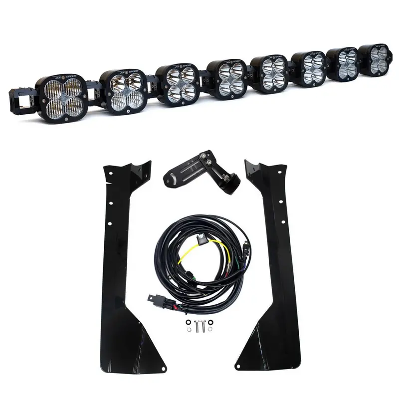Baja Designs Xl Linkable Roof Mount Led Light Kit For 2007-2018 Jeep Wrangler Jk 1