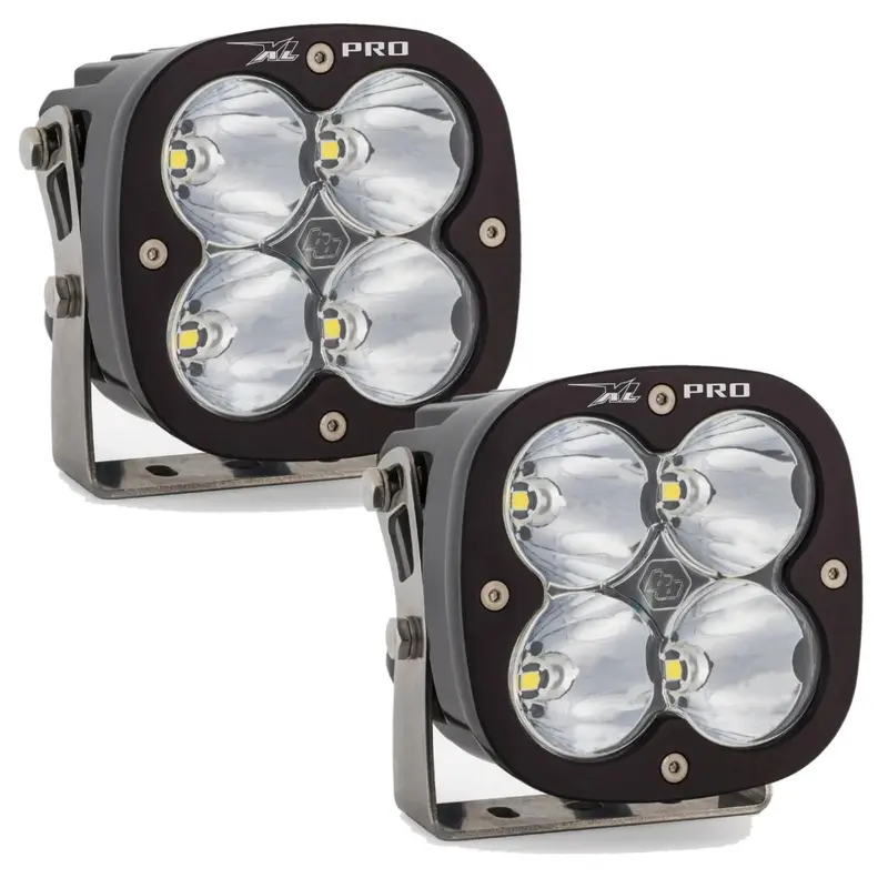 Baja Designs Xl Pro 5000K Clear Spot Beam Led Light Pods With Rock Guards 2