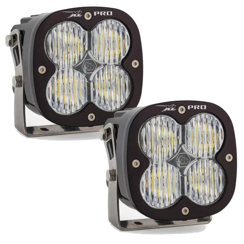 Baja Designs Xl Pro 5000K Clear Wide Cornering Led Light Pods With Rock Guards 2