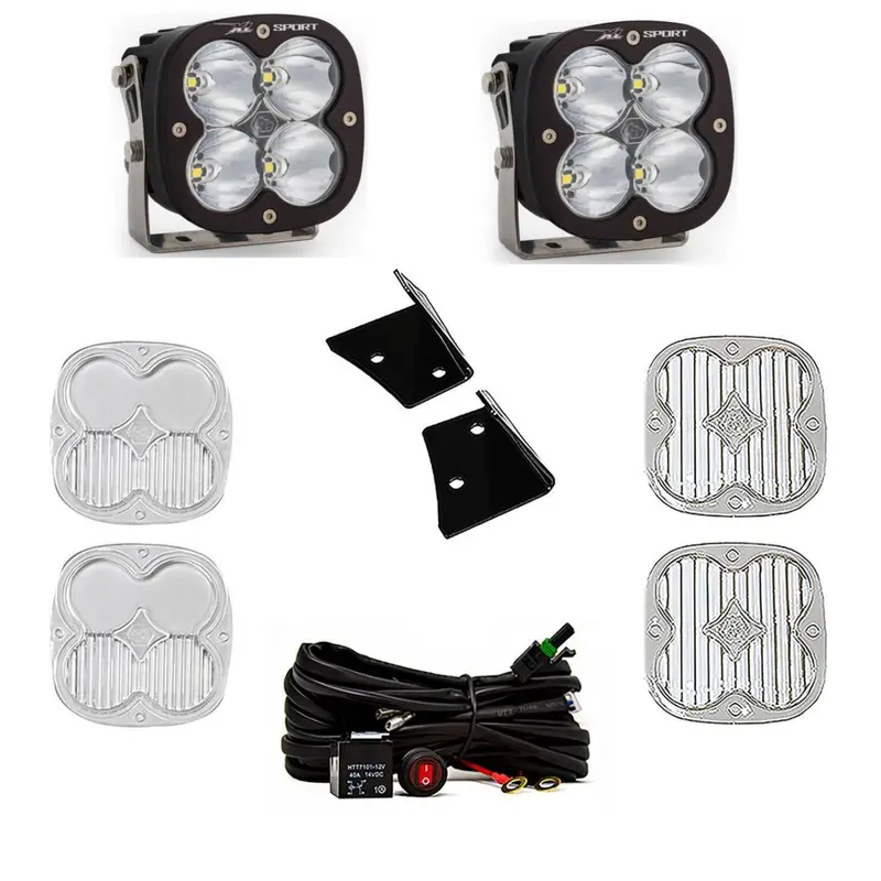 Baja Designs Xl Pro Led A-Pillar Light Kit For 2007-2018 Jeep Wrangler Jk 1