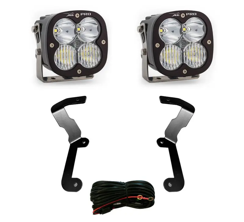 Baja Designs Xl Pro Led A-Pillar Light Kit For 2019-2022 Gmc Sierra 1500 1