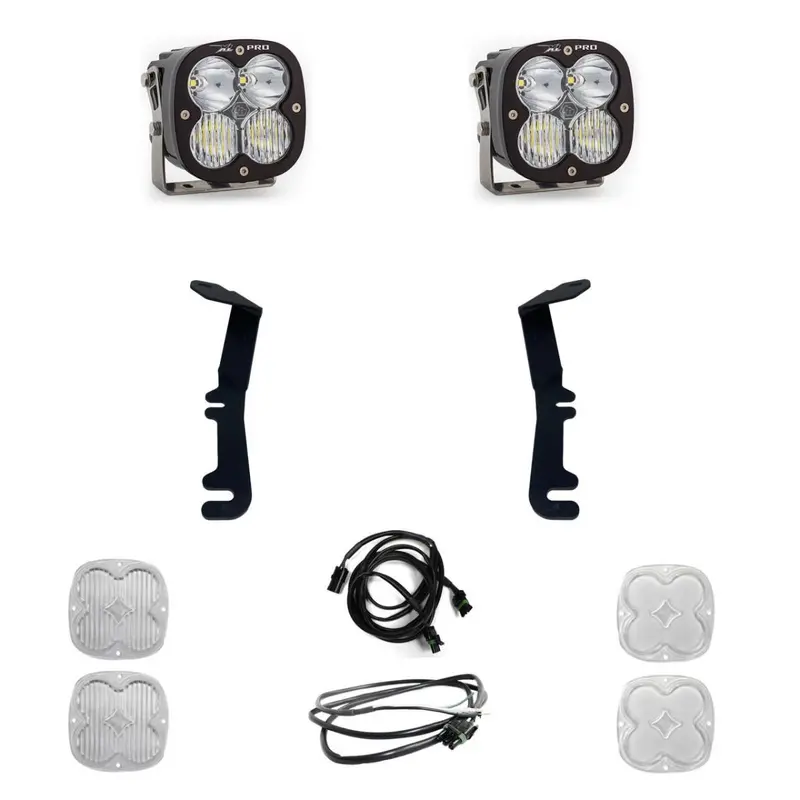 Baja Designs Xl Pro Led A-Pillar Light Kit For 2019-2024 Ram 1500 Rebel/Trx 1