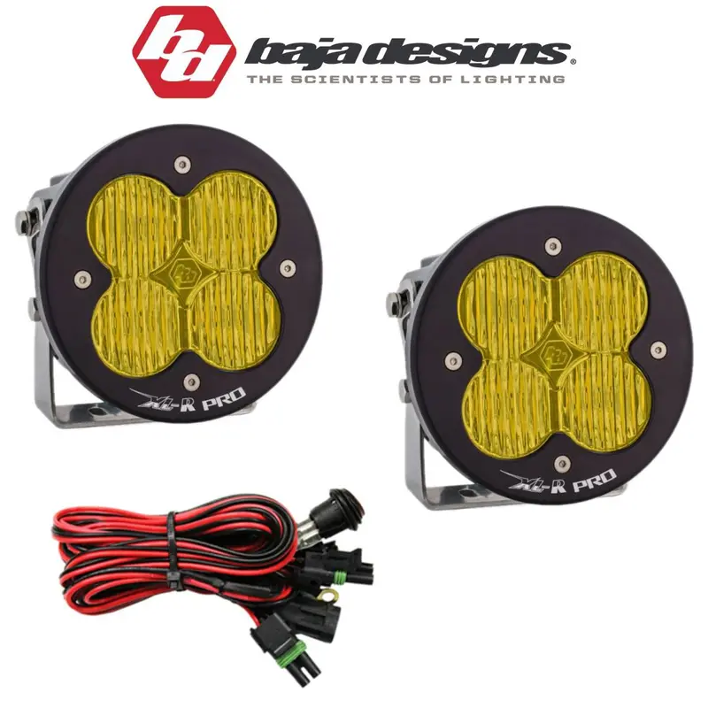 Baja Designs Xl-R Pro Amber Led Wide Cornering Light Pods 4,900 Lumens - Pair 1
