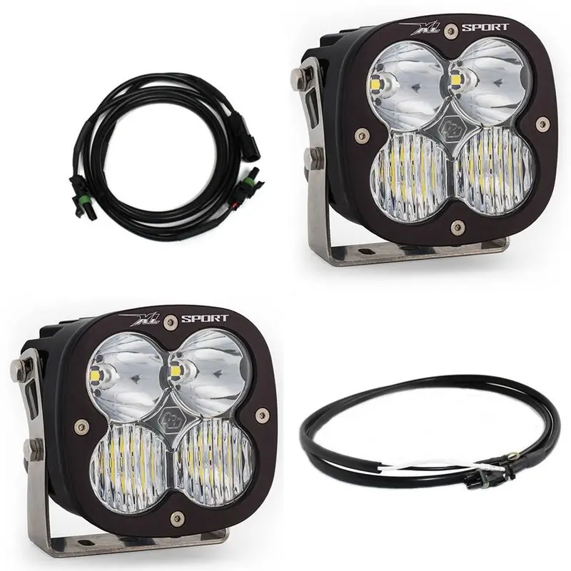Baja Designs Xl Sport Led Bumper Light Kit For 2018-2025 Jeep Gladiator/Wrangler 1
