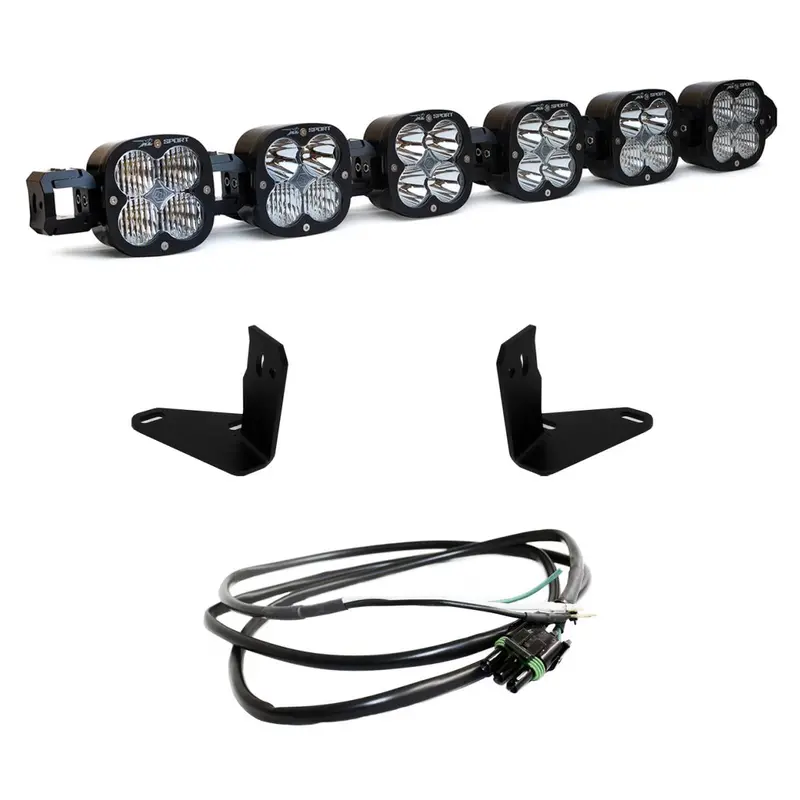 Baja Designs Xl Sport Linkable Led Light Kit W/ Upfitter Switch For 2021-2026 Ford Bronco W/ Steel Bumper 1