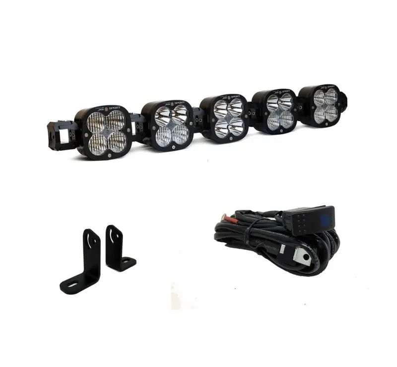 Baja Designs Xl Sport Linkable Roof Mount Light Kit For 2018-2021 Polaris Rzr Turbo 1
