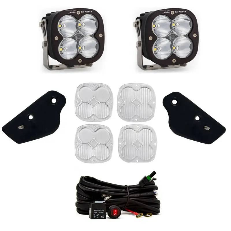 Baja Designs Xl Sport Spot A-Pillar Led Kit W/ Toggle Harness For 2021-2025 Bronco 1