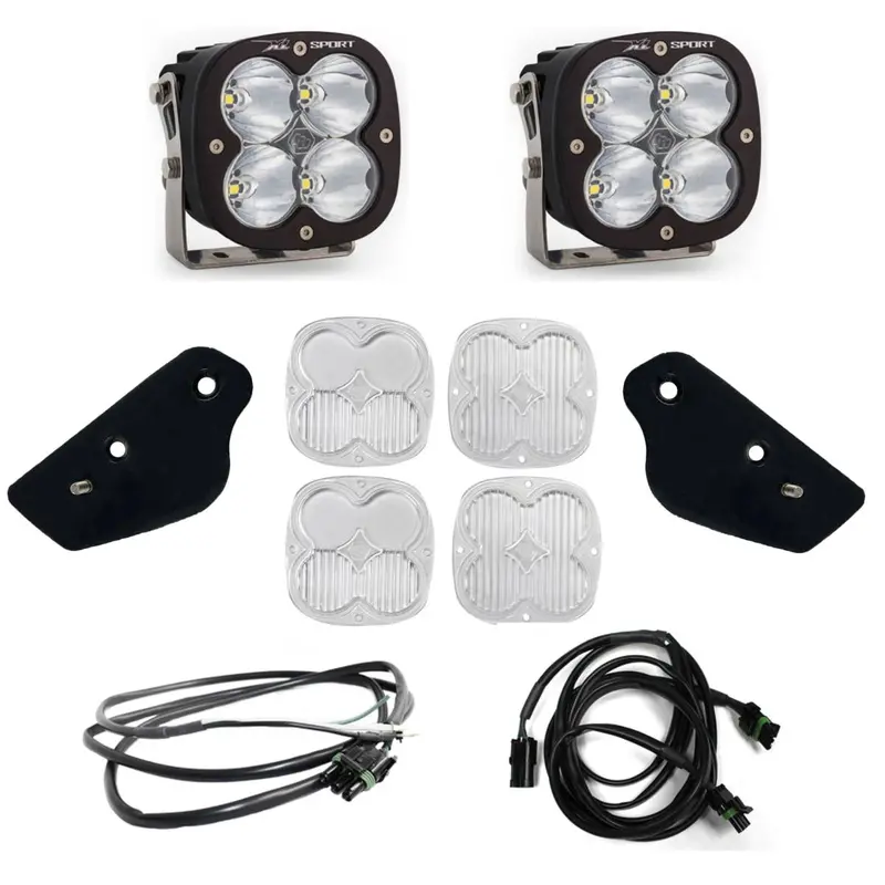 Baja Designs Xl Sport Spot A-Pillar Led Kit W/ Upfitter Harness For 2021-2025 Bronco 1
