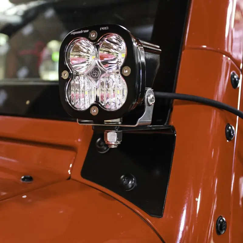Baja Designs Xl80 Led A-Pillar Light Kit For 2007-2018 Jeep Wrangler Jk 2